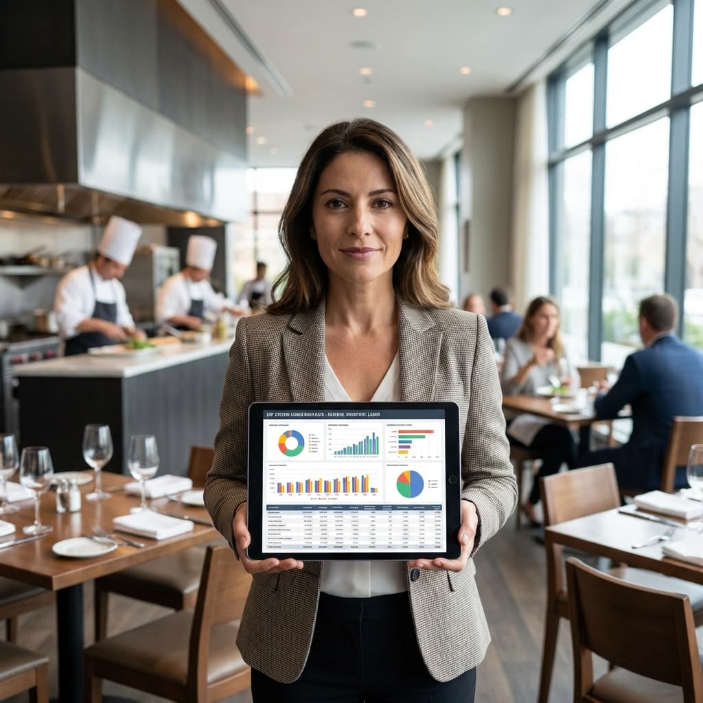 restaurant erp system dashboard